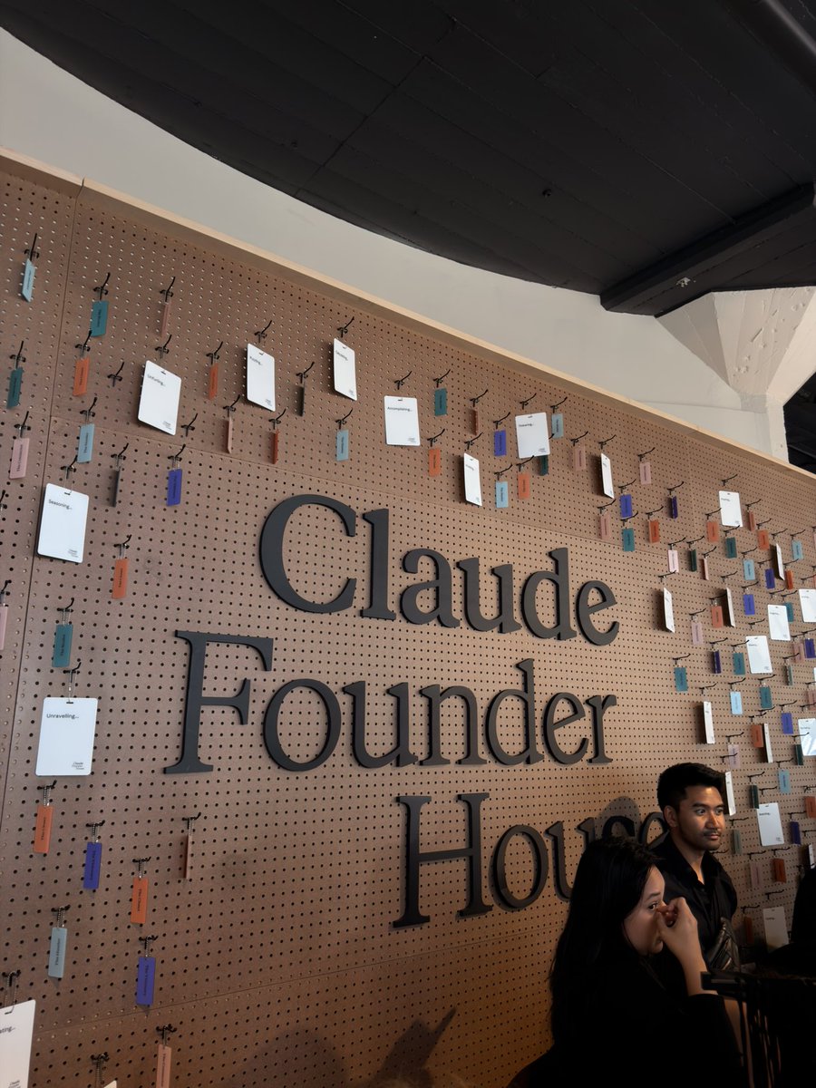 ik_builds's tweet photo. Absolutely loved Claude Founder House!
Day-2 SF tech week ✅ https://t.co/IclPdiKQOL