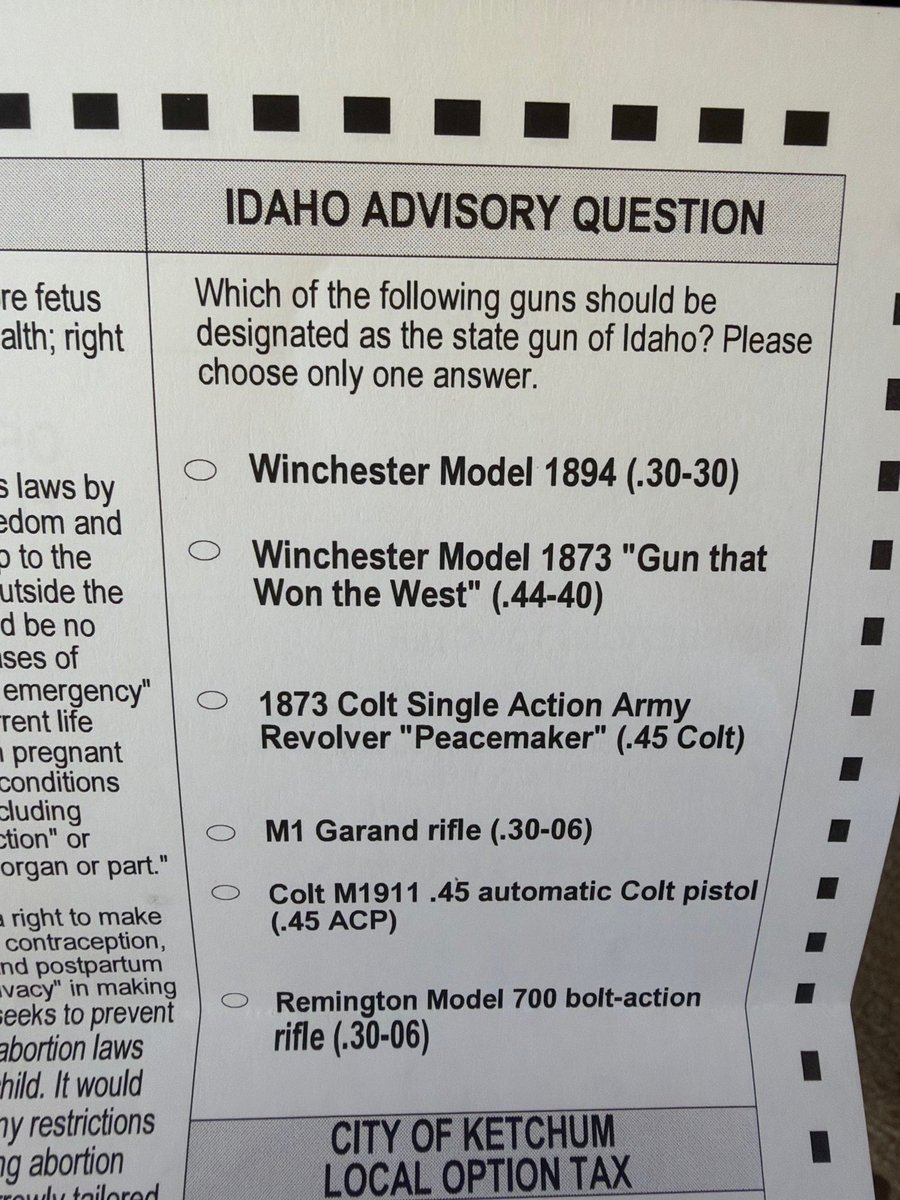 scott_sv's tweet photo. You’re bearish and Idaho is voting on a state gun? https://t.co/WZAXm4uTXE
