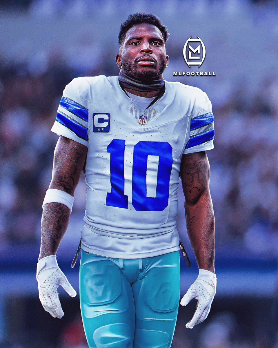 MLFootball's tweet photo. SHOULD THE DALLAS #COWBOYS SIGN FREE AGENT WR TYREEK HILL…?

Hill is an 8x Pro Bowler, 6x All-Pro, Super Bowl champion, and Hall of Famer.

Dallas could pair @cheetah with CeeDee Lamb and George Pickens, giving Dak Prescott elite weapons.

Imagine trying to defend this trio… https://t.co/pqtruhS5DI