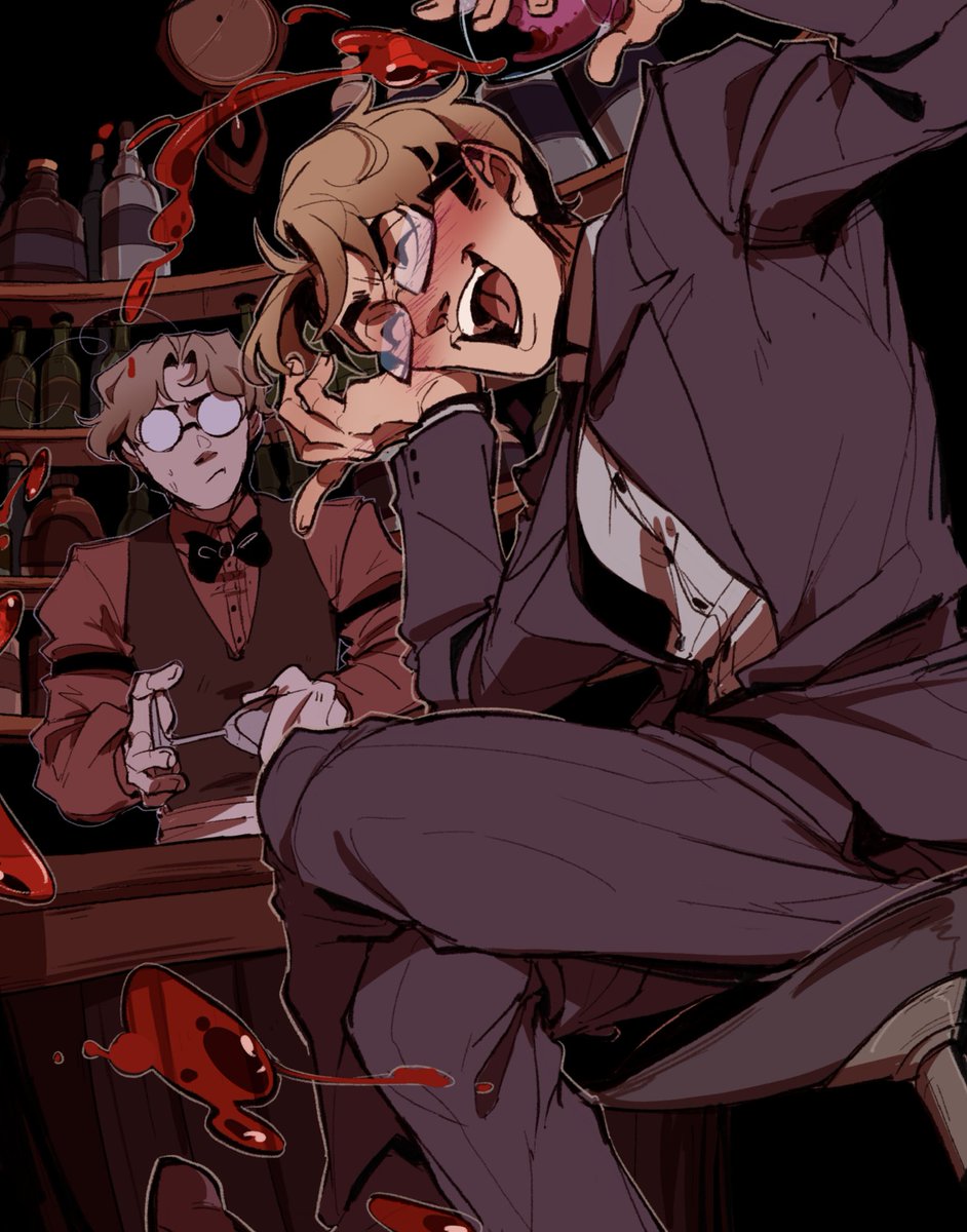 Karinansol's tweet photo. "bartender! another drink!" https://t.co/ZMGb5tjLQH