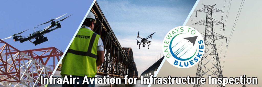 LearnWithNASA's tweet photo. NASA’s 2027 Gateways to Blue Skies Competition is seeking ideas for innovative airborne platforms for inspecting land-based infrastructure that can be implemented by 2035 while improving safety, reliability, efficiency &amp; cost. ✈️

📅NOI due Oct. 12!
https://t.co/gur0tyCVGn https://t.co/cvqvtmESDY