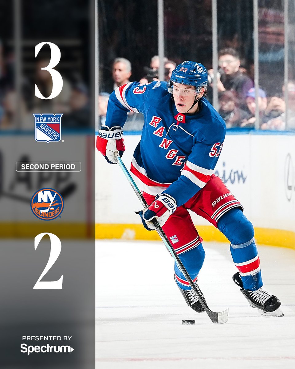 NYRangers's tweet photo. Through 2️⃣ https://t.co/asxa7F6xMV