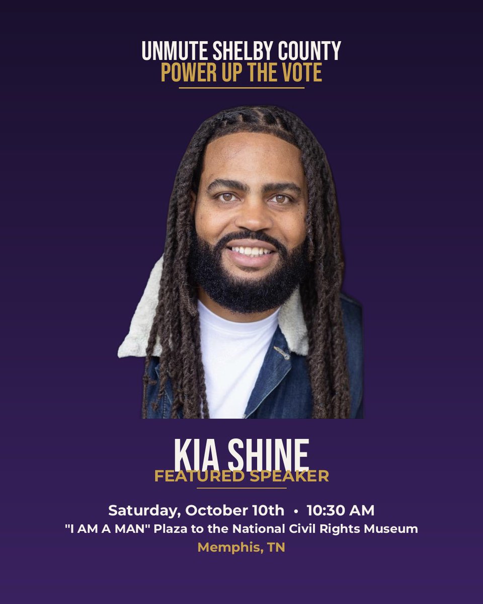 THEREALKIASHINE's tweet photo. 10:45am  Memphis Saturday https://t.co/qemYvevVpk