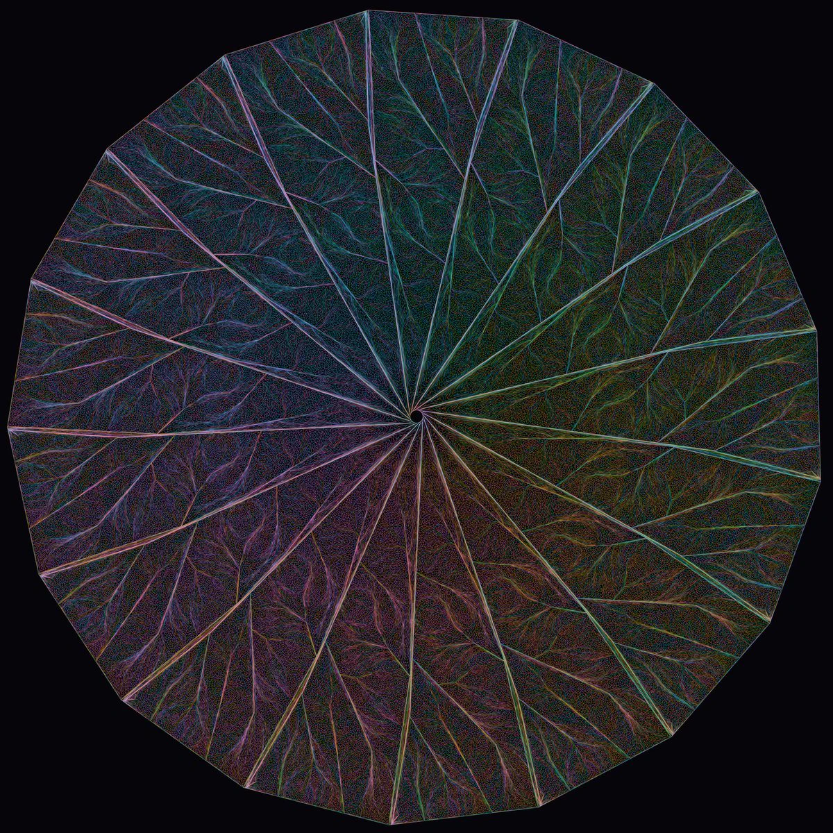 17 curve rotationally symmetric venn diagram