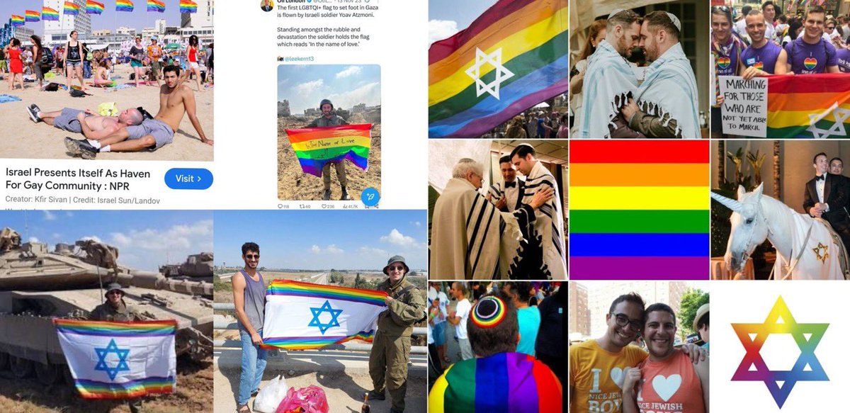 NFCCGMerchant's tweet photo. @EricTropicalTX @AdequateWarrior @CommieGibberish He’s talking about Jews. like Magnus hirschfeld ✡️ before the nazis burned all his books in his library , pride flag has ✡️ origins, tel aviv is a gay capital that hosts the biggest pride parades, multiple genders in talmud, 🇮🇱 is the gayest nation https://t.co/mmi4Wwa0Li