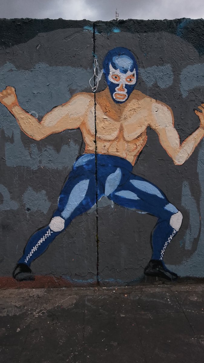jarmilhcdmx's tweet photo. @desdela3cuerda @eluchador Yo también pinté al #blueDemon https://t.co/MTtjxM1Cpv
