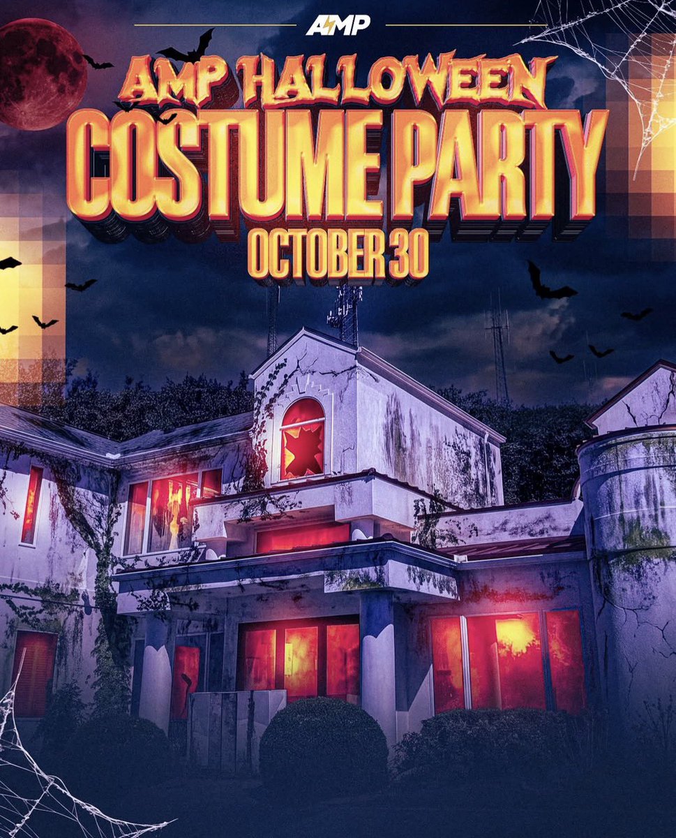 StreamersEra's tweet photo. AMP will be hosting a Halloween Costume Party on October 30th 🔥👻 https://t.co/PKgijCZGCA