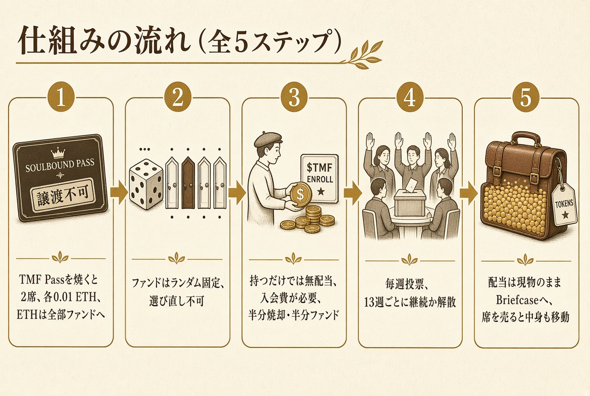 codegd's tweet photo. このプロジェクト、Hypeなので追ってる人多い印象だけど中身理解している人は少ないのでは？ @themutualfun #themutalfun
個人的にはリスクもあるが上手く行ったら面白そう、という印象。みんなでやる投資って感じ？

理想はNFTロンチ→フリッパーが抜けて理解者がホルダーに→投票上手く行って投資も成功、NFT価値も上昇

ただし、かなりホルダーに判断が委ねられるのでホルダーが中身理解していないままクジラが権限持つと最短13週でプロジェクトの仕組みは終わるからリスクも高い。

■上手く行った場合
・各ファンドグループでそれぞれのトークン投資をし、利益が出る=NFTの価値が上がる
・毎週投票で決めた割合の利益を得られる
・解散を選んだ場合、利益を得られる

■上手くいかない場合
・投票したトークンが原価割れすると利益なし
・解散すると仕組み自体終わり。引き出しも終わると、やり直しなし=ただのNFTになる
・投票したトークンはその値動きに左右されるため入会金分が返ってくるとは限らない

■論外
・NFT持ってるだけ=配当も投票権もなし
ちゃんとやる人だけ買って欲しいけどそうならなそうー🫪