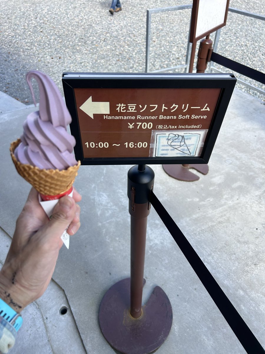 Iehuoyk's tweet photo. 鳩待峠
花豆ソフトクリーム🍦
うまし

#尾瀬 https://t.co/IaC9E2FeAQ