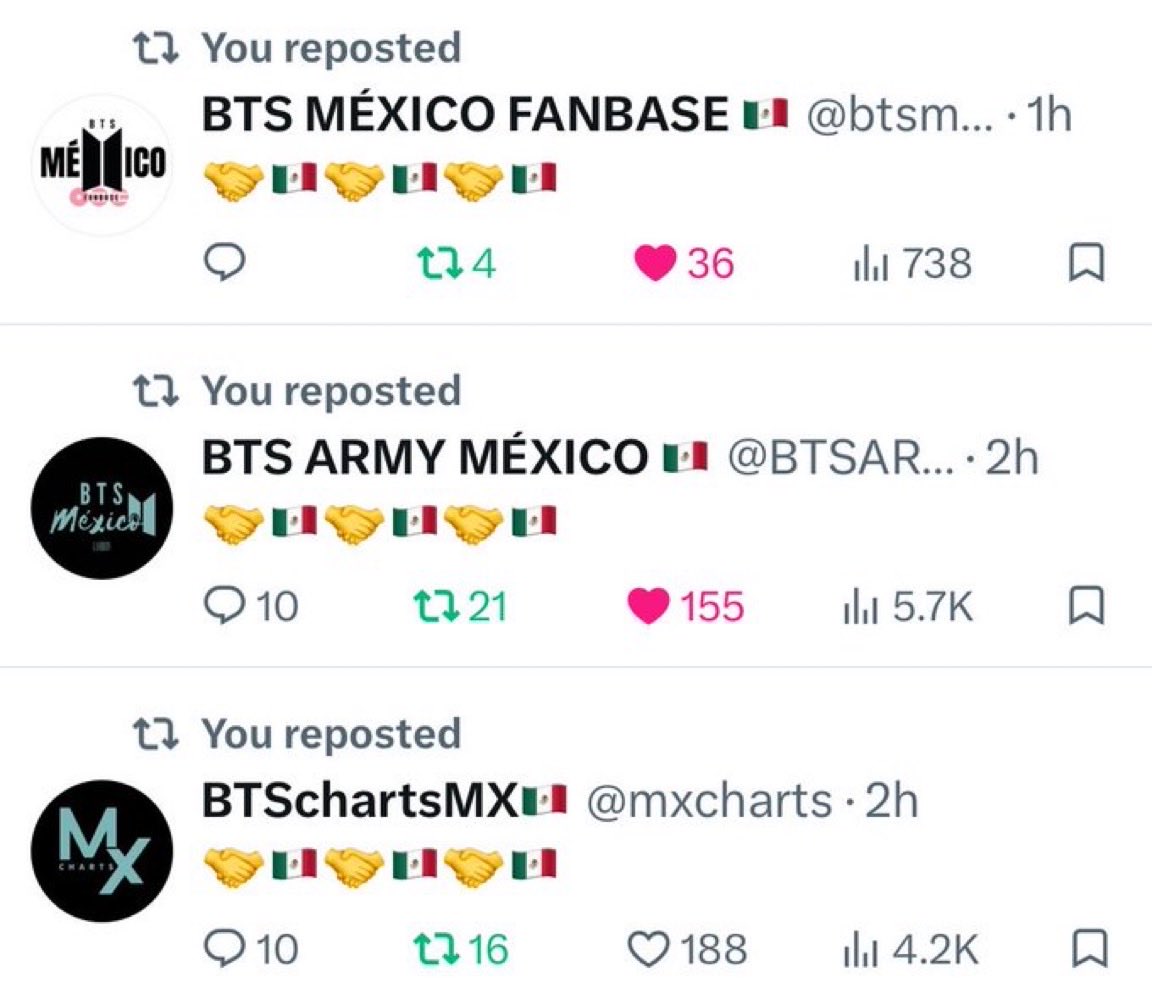 lizctrs's tweet photo. La neta gracias a ustedes ningún fan project salió, así que fuchi de aquí y aparte mxcharts tiene bloqueadas a medio Army México, incluyéndome y nunca supe la razón JAJAJA
Estas chicas se van a querer adueñar de todos los fan projects y nadie les ha pedido su opinión, fuchi😂😂🤭 https://t.co/aHxkRePn5Y