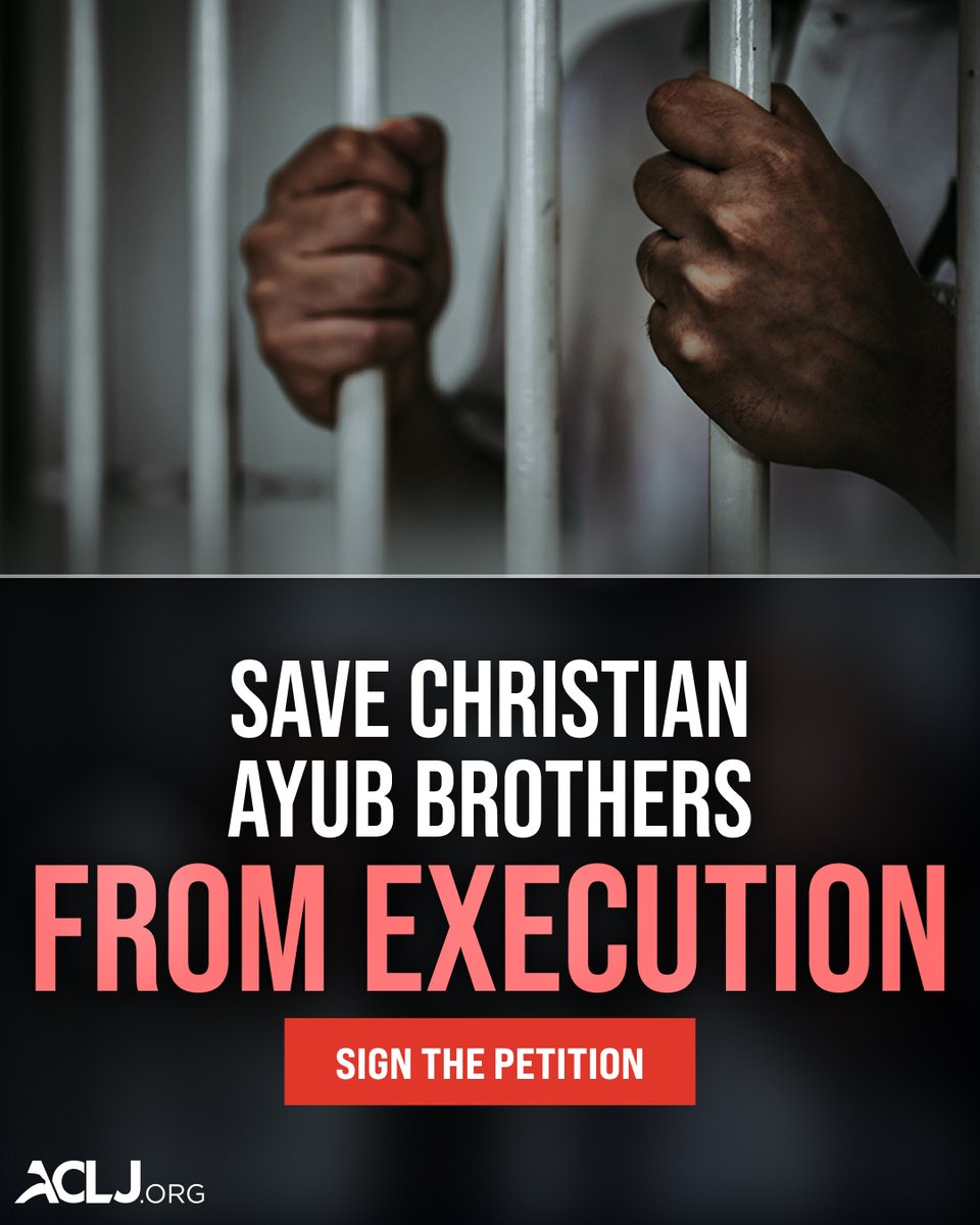 JaySekulow's tweet photo. BREAKING: The Pakistan Supreme Court just announced that it will decide Christian brothers Amoon and Qaisar Ayub’s case within hours.

The @ACLJ has been fighting for years to save them from Pakistan’s death row.

The next 24 hours are critical. Pray for Amoon and Qaisar, and sign our petition demanding their freedom: https://t.co/BD0vImnwye
