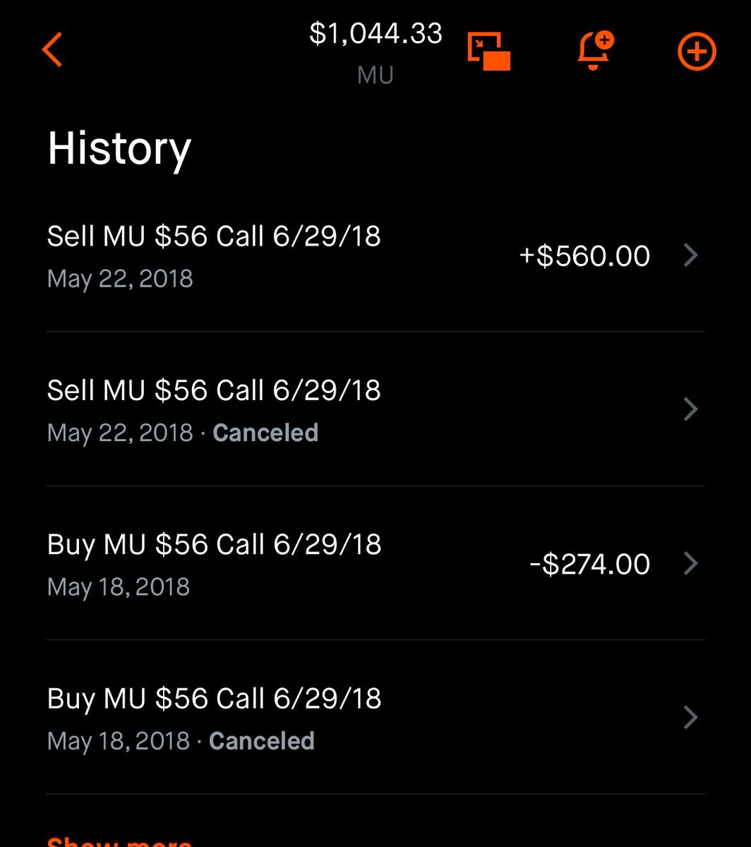 rrx_yy's tweet photo. My only $MU play. How’d I do? https://t.co/XjC3rgyzDV