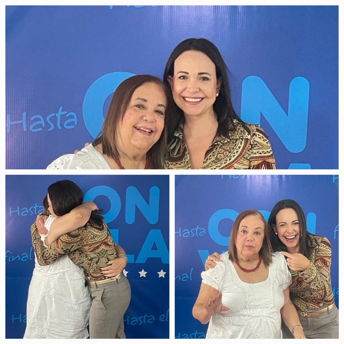 yorisvillasana's tweet photo. Feliz cumpleaños, mi querida @MariaCorinaYA.  Que este nuevo año de vida te llene de salud, fortaleza y la misma luz con la que inspiras a tantos. Qué alegría recordar momentos como este, donde la sonrisa, el abrazo sincero y el cariño compartido hablan por sí solos. Te abrazo hoy y siempre con profunda admiración y el afecto de siempre. ¡Muchos años más de bendiciones!
