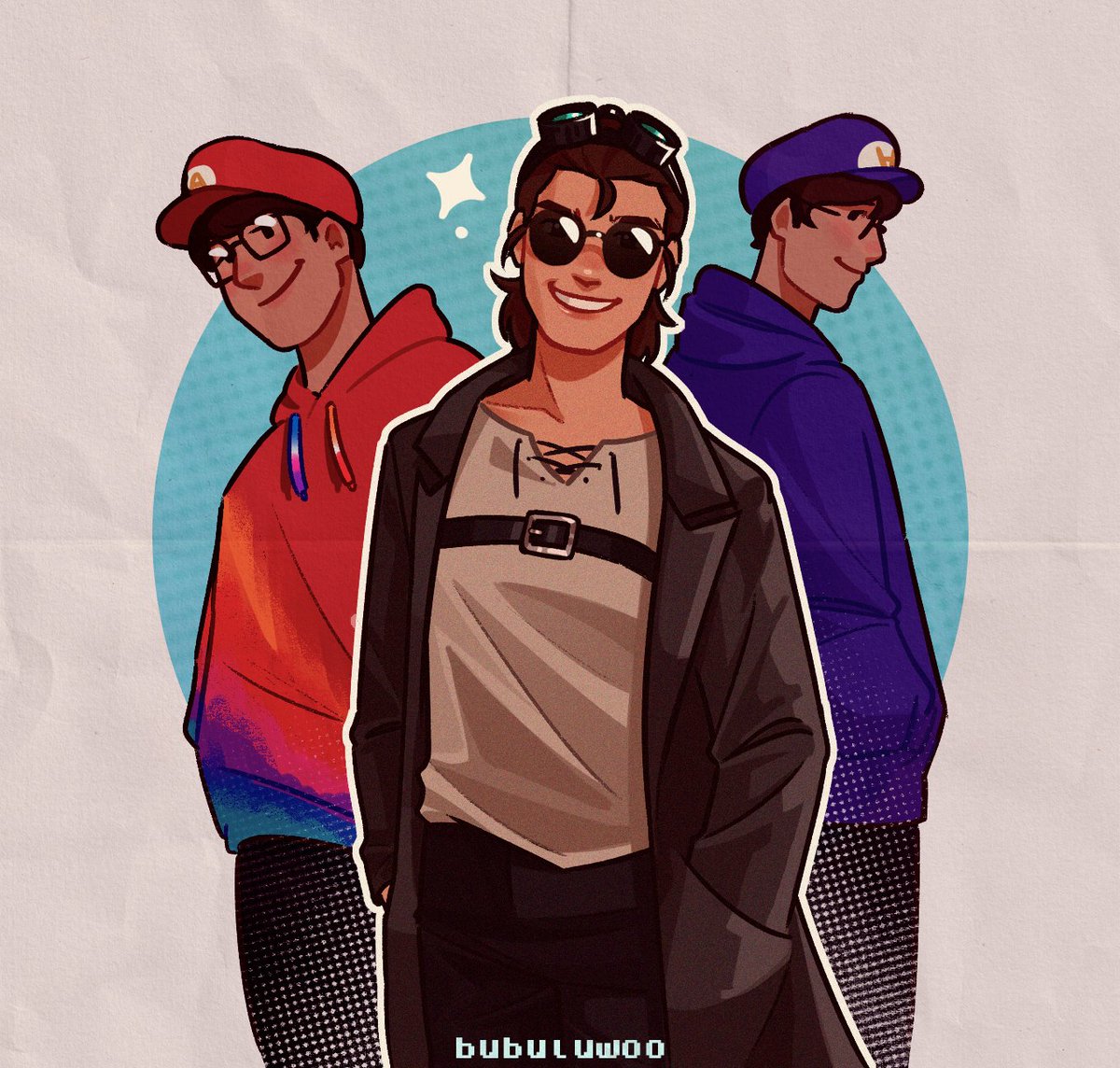 bubuluwoo's tweet photo. Día 6: Skin fav 👕 (con menciones honoríficas)
#Aldotober2026 #aldogeofanart https://t.co/WLsVrFNQ0M