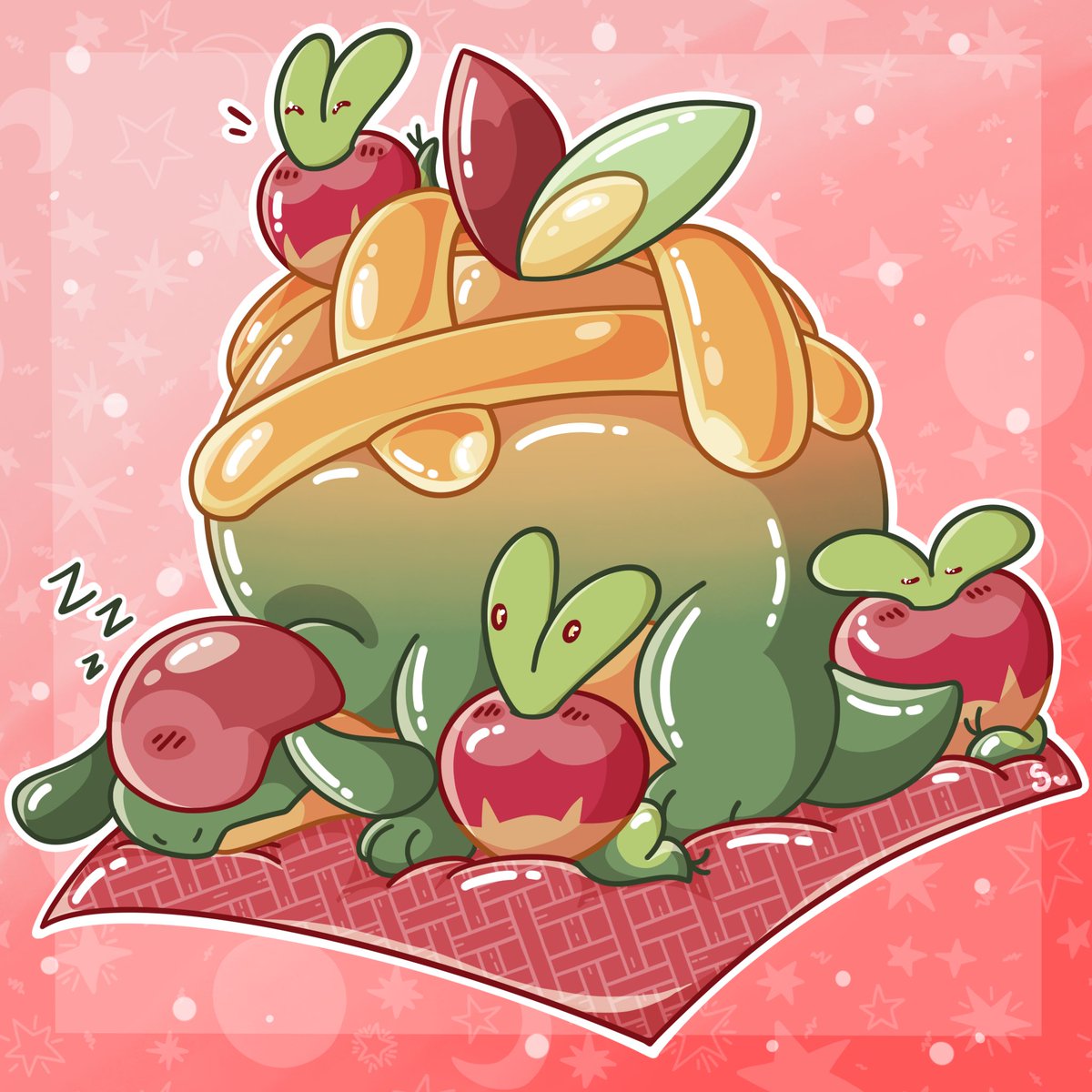 SnakiesSunnie's tweet photo. #Inktober Day 1: Apple
#inktober2026 #Pokemonartㅤ https://t.co/37RNdaxkNW