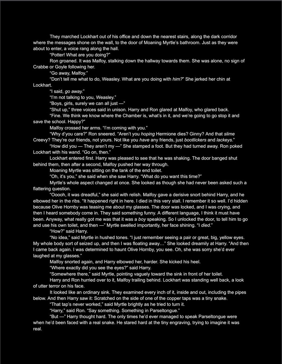 HitSquadOfBirds's tweet photo. To hell with it let's try a Malfoid rewrite, I needed some writing practice. End of CoS, where I think things should start diverging.
#malfoid https://t.co/Rgyt7q0on8