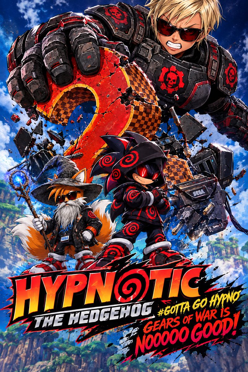 kirabiyamato85's tweet photo. CAN
@RealHypnotic1
KEEP UP WITH SONIC AND STOP GEARS OF WAR FROM GATHERING THE 7 RAINBOW HYPER BANGERS TO DESTROY XBOX? FIND OUT  ON TODAYS HYPNOCAST'

https://t.co/bfPgDYCe5I https://t.co/KySiPi7ETv