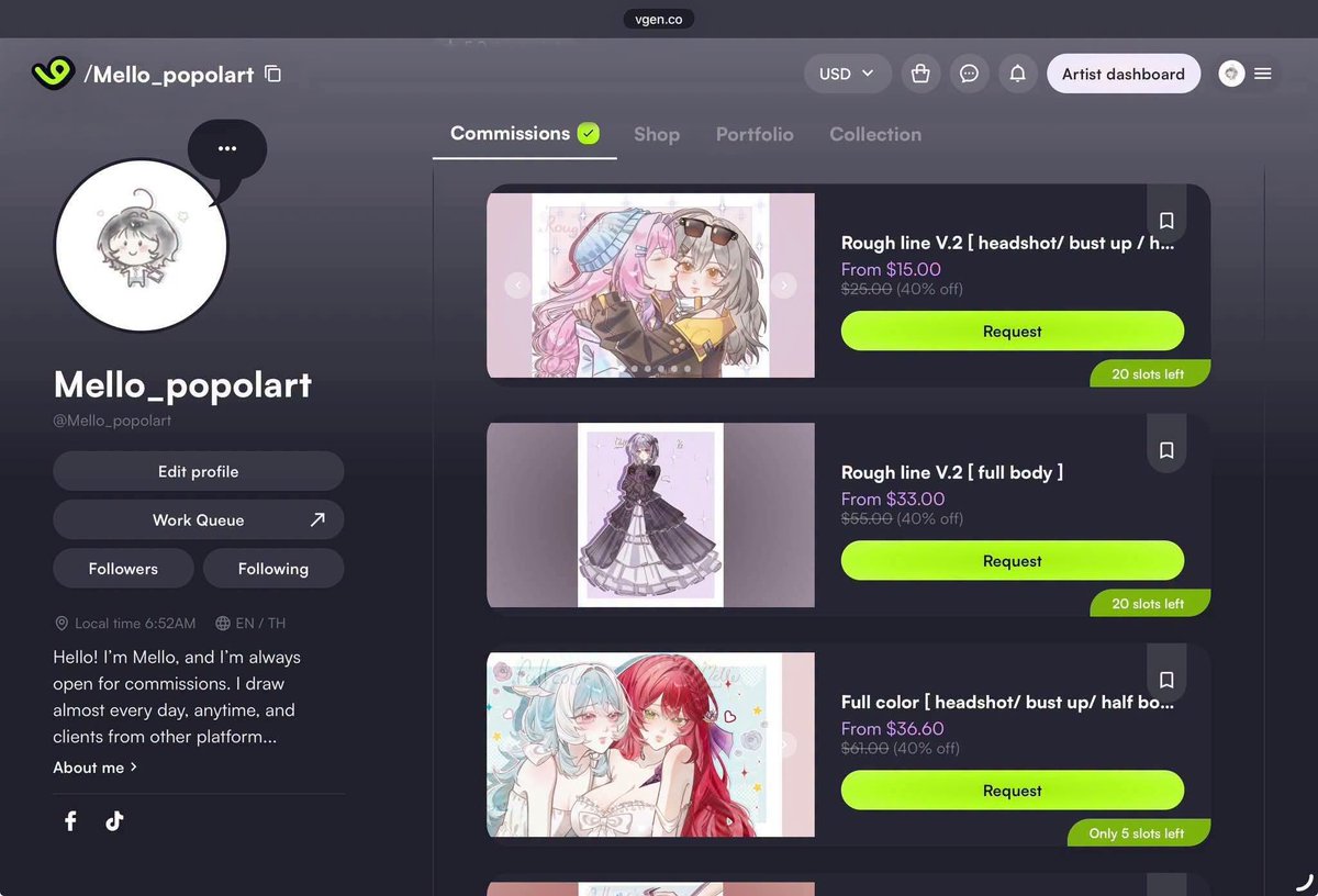 POPOLART_cms's tweet photo. Hello! ﾟ+.ヽ(≧▽≦)ﾉ.+ﾟ I’m stopping by to promote my VGen!
I’m currently offering a 40% discount until the end of this month! ✨
Feel free to commission me if you’re interested! (/≧ ≦＼)(/≧ ≦＼)
(I also secretly updated my commission form hehe!)
https://t.co/hKcGSidRqd https://t.co/HWQDpVzYrO