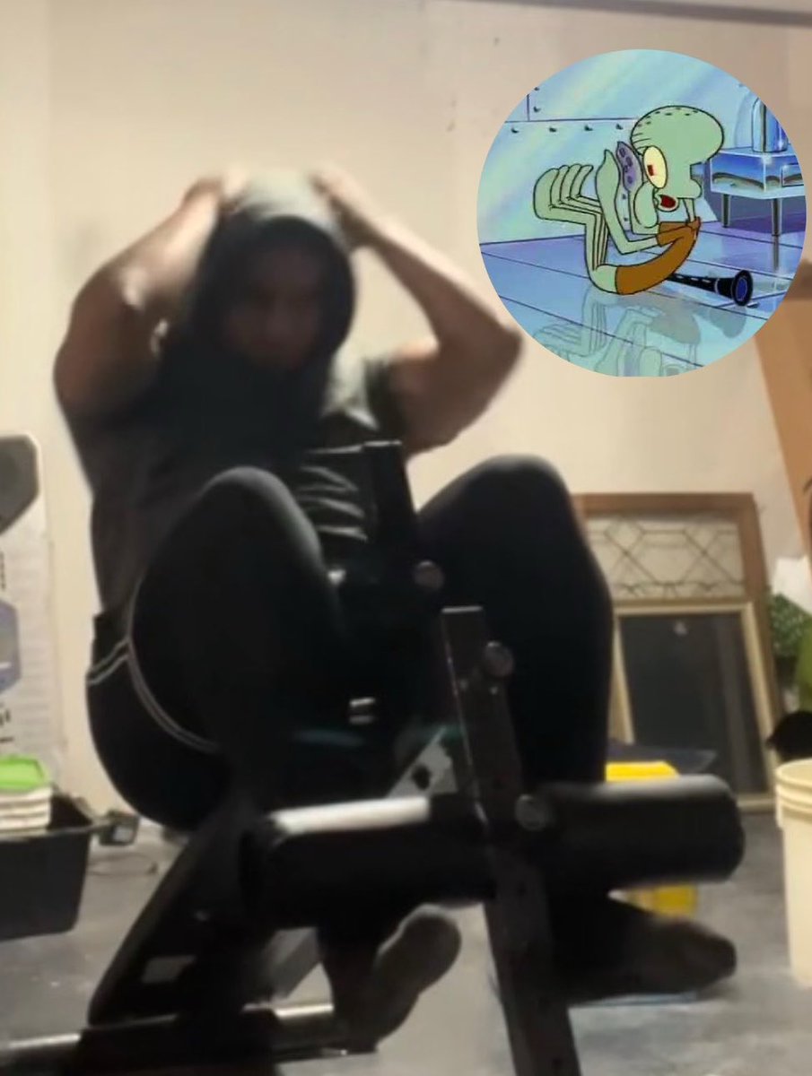 REALJAKEPRINCE's tweet photo. Y’all need to be like me n squiddy……doing our crunches for the betterment of the future
#gymmeme #gymemes #squidward #spongebobmeme #spongebobmemes https://t.co/Svdx6BXcGk