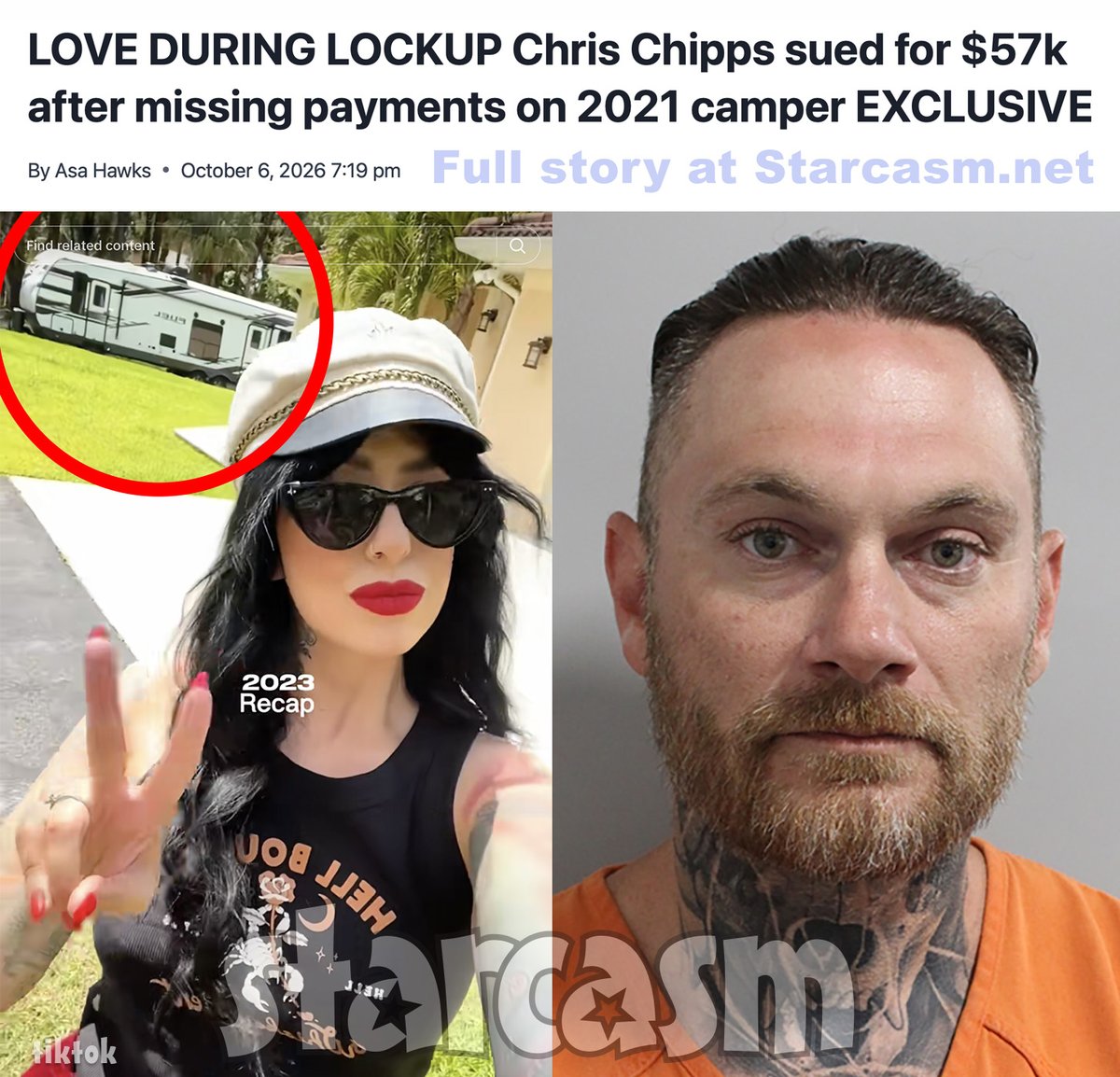 starcasm's tweet photo. It looks like all that lavish spending Chris and Jade Chipps were doing while he was still in prison is catching up with them 🤦🏻‍♀️ #LoveDuringLockup #LoveAfterLockup 

Exclusive details: https://t.co/PO0Xqerjcs https://t.co/7d9uU2QeLn