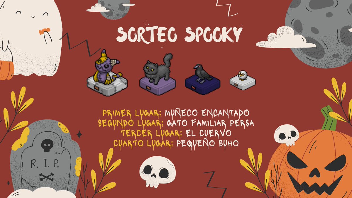 eskoihb's tweet photo. 🎃SORTEO SPOOKY 4 GANADORES👻

Requisitos: 
🧟Seguir a @ESCorrectio &amp; a mi @eskoihb 
🦉Dar RT y like a esta publicación

Finaliza 12 de octubre🌚 https://t.co/a7lHzpKRBE