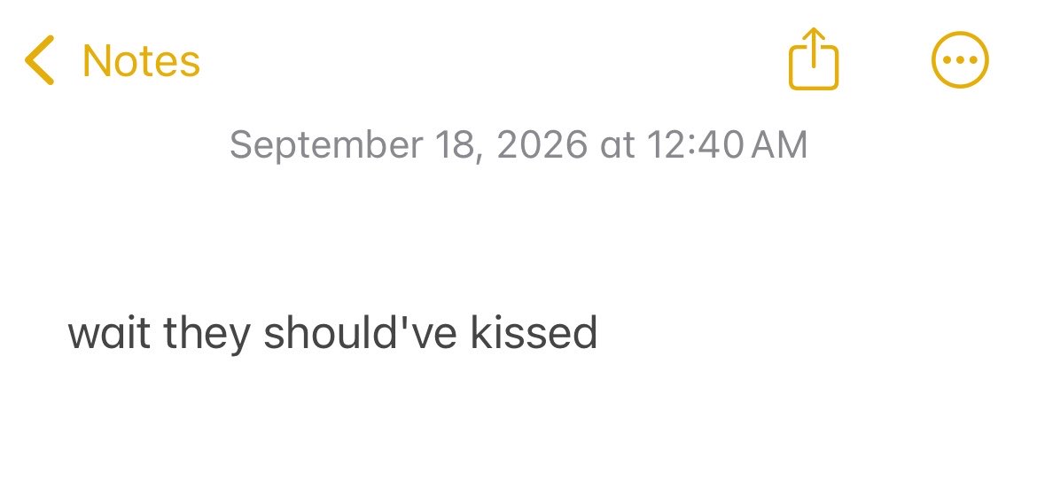 sprksflyswft's tweet photo. just found this in my notes. no idea what i was watching but i agree i think https://t.co/6acLmgMzDv