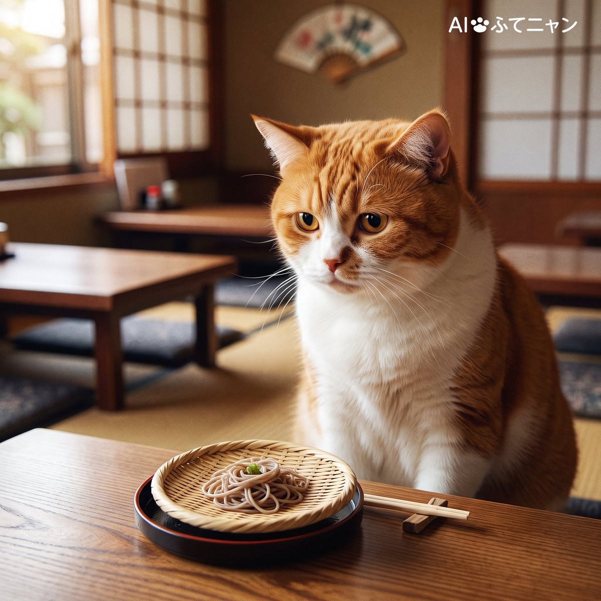 ymobileOfficial's tweet photo. 10月8日は #そばの日 🥢
……って、ふてニャン、そのそば少なくない！？🙀

「これじゃ全然少な……」

みんなの「❤️いいね」や「🔄リツイート」で、ふてニャンのそばを増やしてあげよう！
たくさん届いたら夕方には大盛りになっちゃうかも……！？ https://t.co/fREXqvDOW4