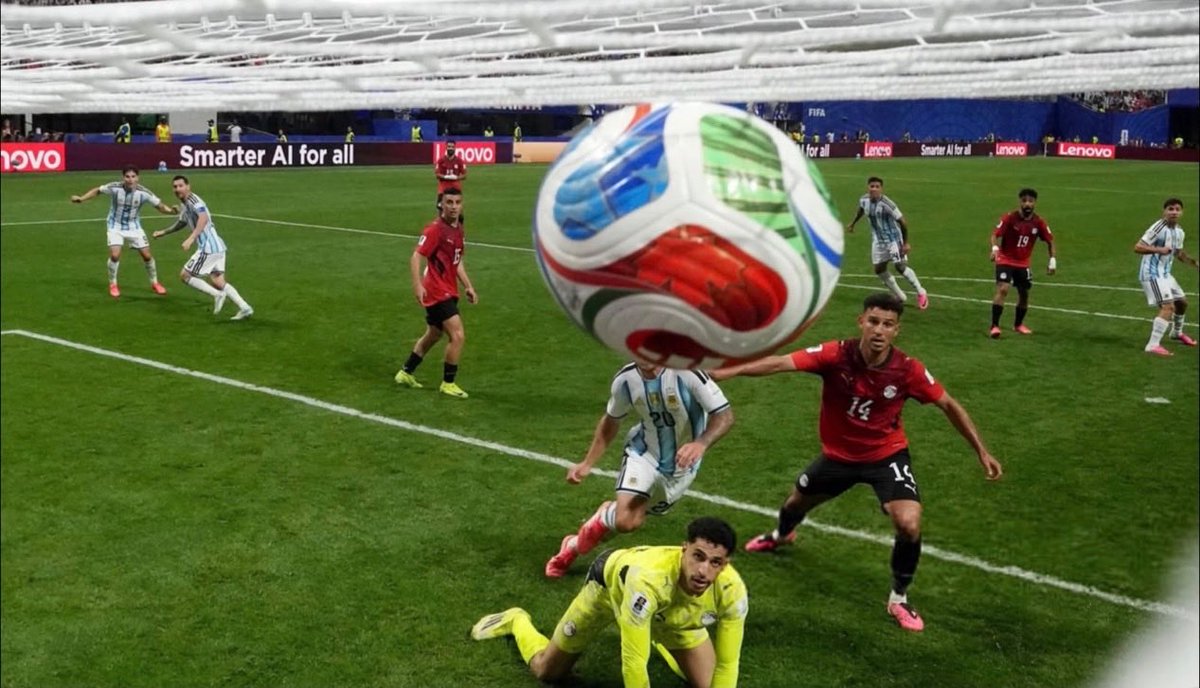 fdbedout's tweet photo. Hoy marcó en su despedida. 

Pero este fue el último gol de Messi en un partido oficial de competencia con la selección argentina. 

Una postal futbolera perfecta, para un jugador inolvidable. https://t.co/xvkUOYEWHU