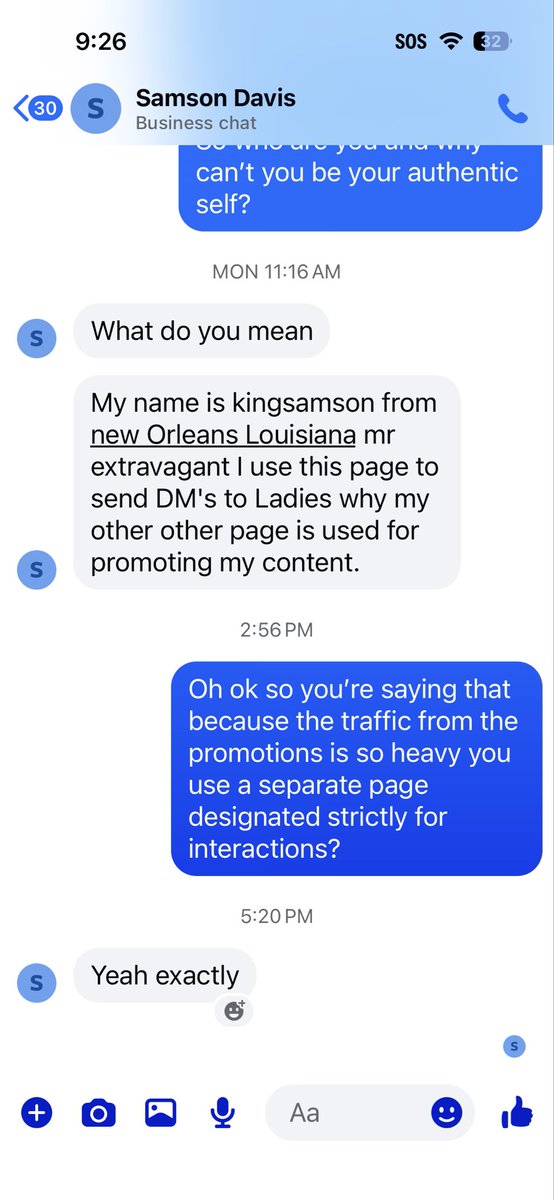 MissusDetroit89's tweet photo. @onlysamsondavis IT HAS TO BE A GOAL to be FAKE YOU because it’s getting outta hand. This man is swearing in HIS LIFE he’s YOU… You MUST be STAR 🤩 or sumn out here!! https://t.co/6Nxhj4Vz8F