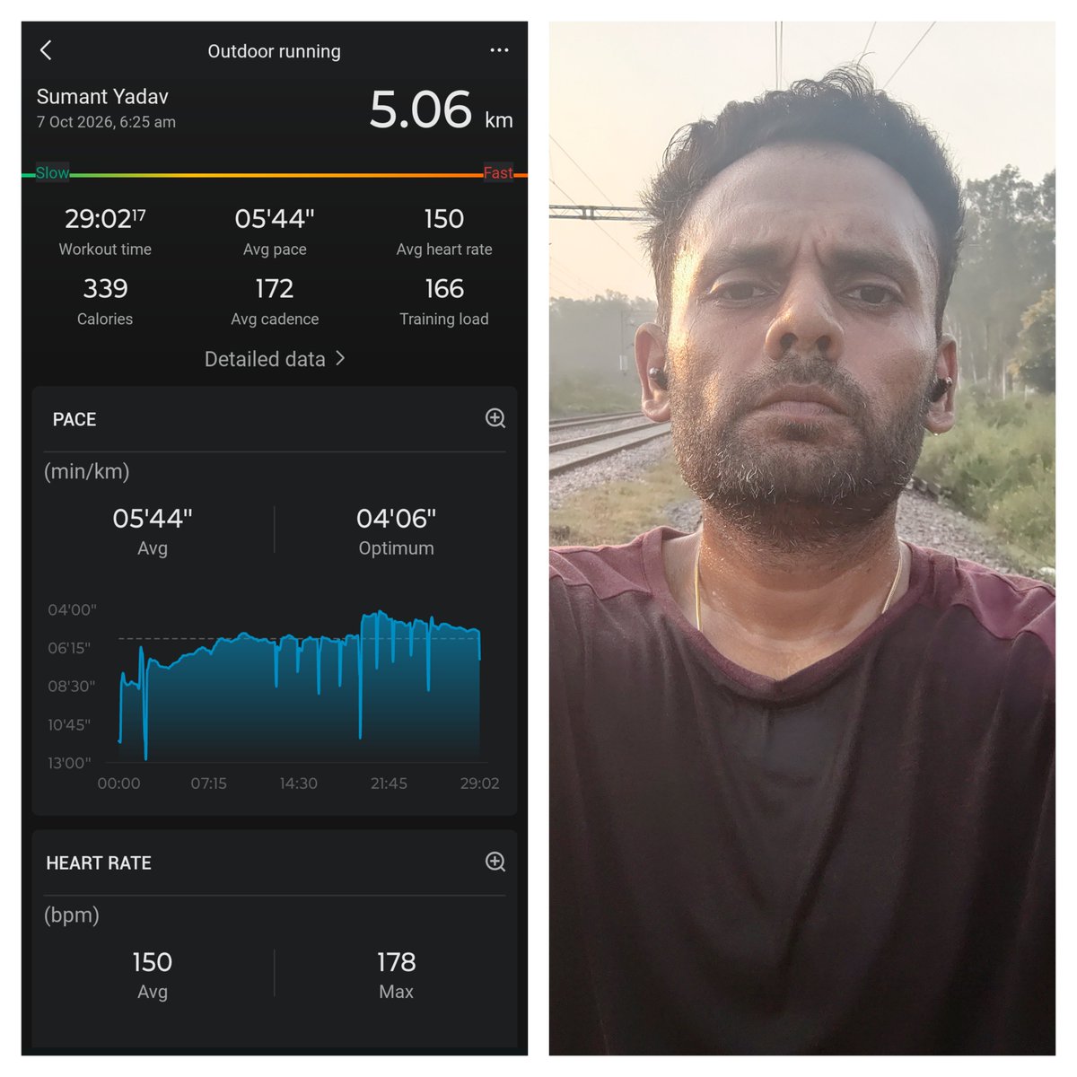 SumantYadav4's tweet photo. Wednesday:5K
#FitnessBang2026 #FetchYourBody2026 #RunningWithTumiSole #AdmireYourself #RunningWithSoleAC #NikeRunClub @RunningWithTum1 @runningpunks #fitindia @FitIndiaOff https://t.co/JMdUF3dyxk