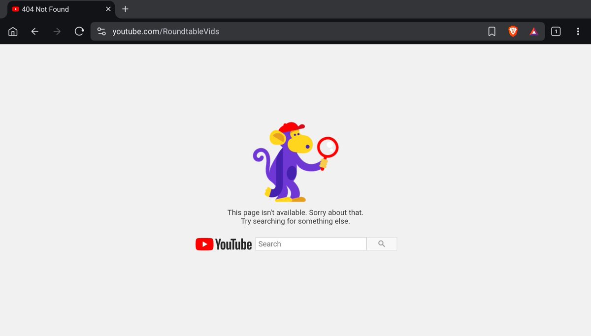 javier_socastro's tweet photo. WHY IS YOUTUBE PRETENDING THAT ROUNDTABLEVIDS DOSENT EXISTS FOR ME!?!
@RoundtableVids https://t.co/Qk7nBhqjLw