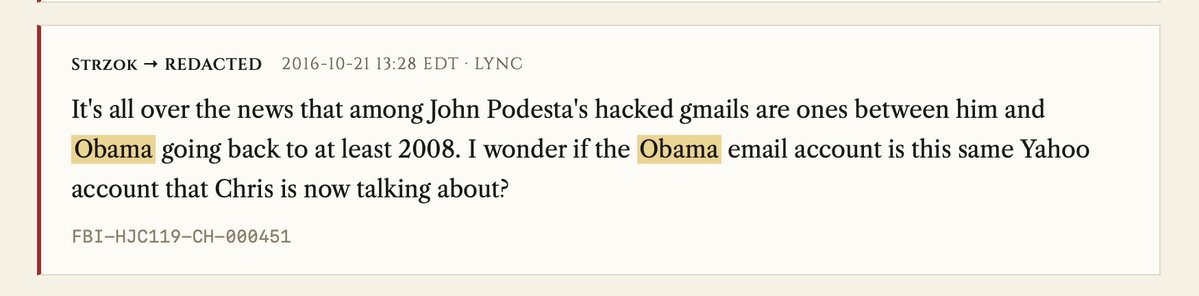 RealSLokhova's tweet photo. I built the full Strzok-Page-McCabe messages database to accompany my new book, Obama's Grand Conspiracy https://t.co/SZz91di1xH with the help of Grok @bot 

I went through years of releases, redactions etc. to present you with easy-to-research database. 

It's fully searchable: you can look for messages re CIA (or Agency), Obama, Trump, etc. 

Please consider purchasing my book to support this project! 

https://t.co/LRChK5x7dg
