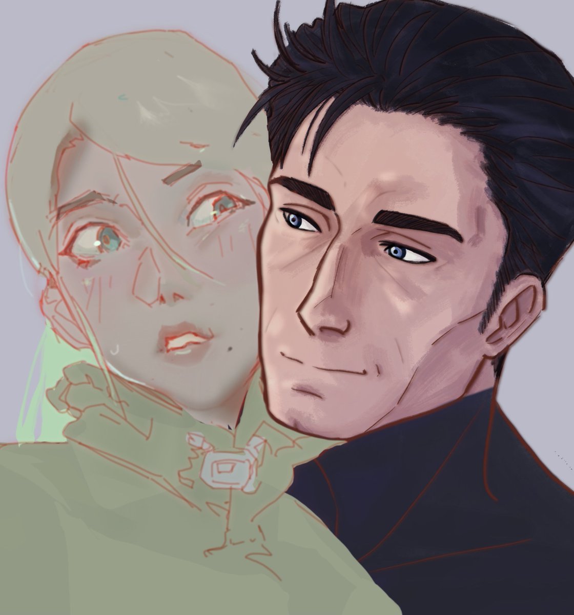 Dana_Nicole_96's tweet photo. @domus_populi and I did an art collab! She did Samus, and I did Adam! Thanks for doing this with me, Domus!! 🩷🩷 #metroid #samusaran #adammalkovich https://t.co/2GtYGGiC8z