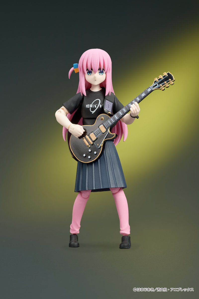 DIGjpn_official's tweet photo. ＼＼ 本日予約開始！／／

アニメ「#ぼっち・ざ・ろっく!」がついに 
#DIGACTION で登場‼️

＃結束バンド のギター担当 ＃後藤ひとり が約1/24スケールのコレクタブルアクションフィギュアに‼️

精密に再現したギターと豊富な差し替えフェイスパーツも付属。

DIG公式オンラインストア購入特典にて、 
『差し替えパーツセット』をプレゼント🎁

ご予約はこちら🛒
 https://t.co/FoNOef3HKH