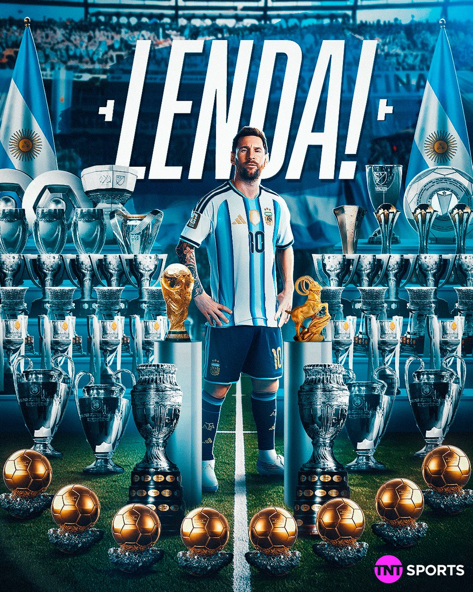 TNTSportsBR's tweet photo. ETERNIZADO! 🐐 O Messi sai de campo e entra para a história! #FBR https://t.co/yJjR9ohmAu