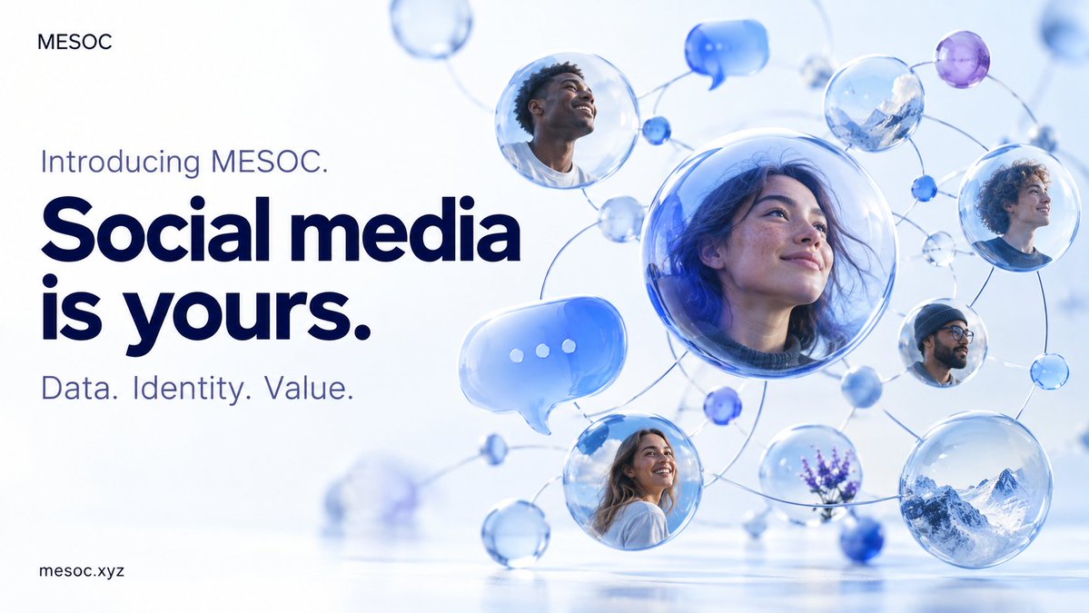 Ethan_Mesoc's tweet photo. Some of the most important people in my life started as a conversation online. I think that’s something worth remembering when we talk about the future of social.

At @Mesoc_DCS, we want people to have more control over the identity and connections they build over time. 

The friendships, the reputation, the community - all the things that make a platform worth coming back to.

Have you ever met someone online who changed your life or helped you start something?

#MESOC #DecentralizedSocial