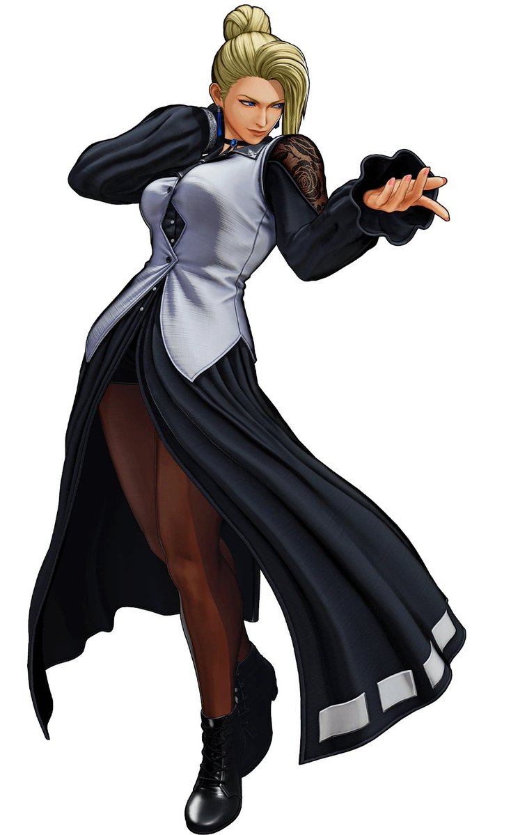 YourMoaiRussell's tweet photo. #KOFtober Day 13— Characters in Black.

Surprise surprise, two characters are the same as last time, though I added Mature for variety's sake. 

#KOF #FatalFury #CotW #KingofFighters #CotW_Rock #MatureKOF #ViceKOF #MatureandVice https://t.co/cU7l0RL1Ym