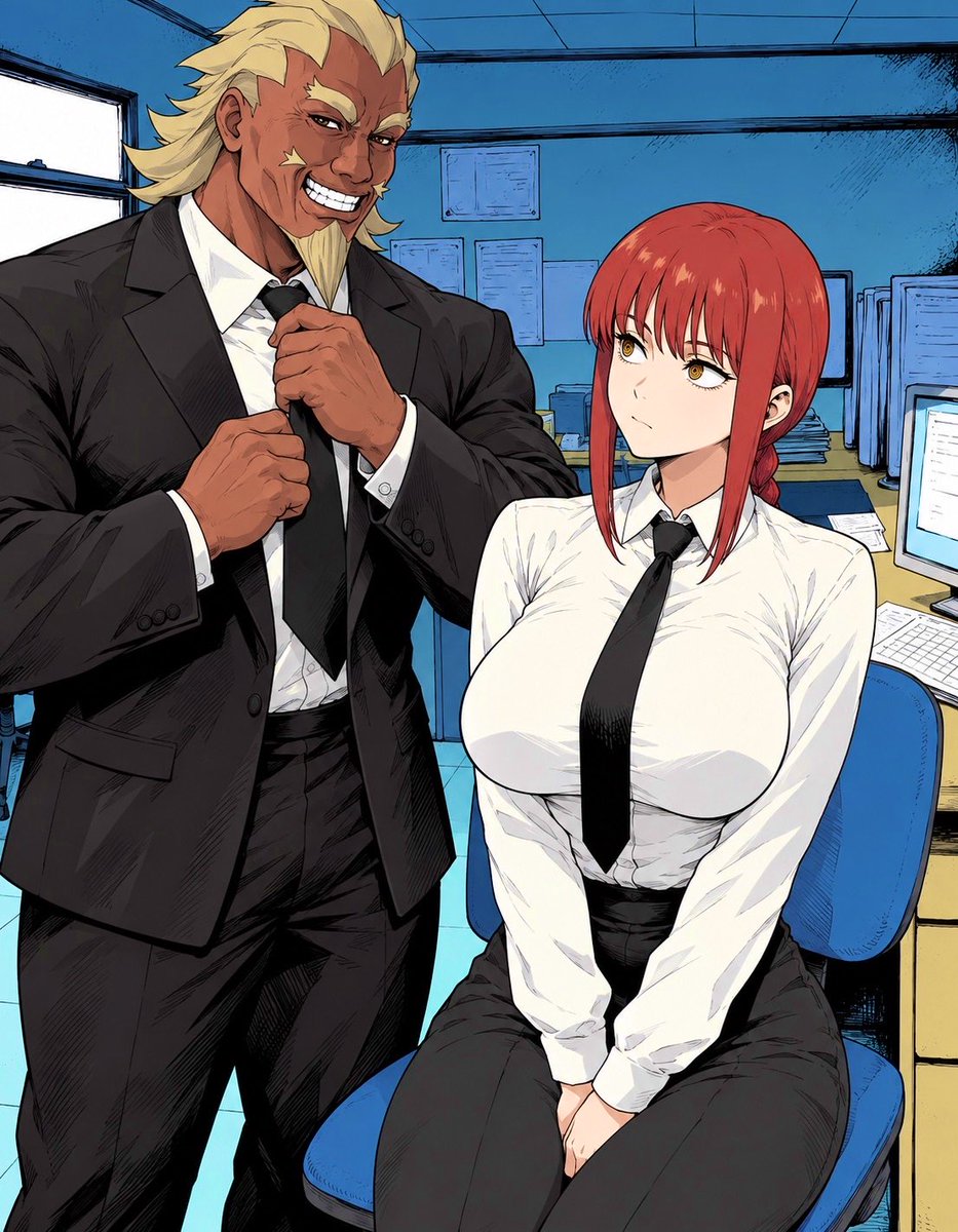 makima_thicc's tweet photo. Why you’re smiling as though I’ve already said “yes”?! 😵‍💫  ~ @Hung_Kage ♠️ https://t.co/M2duqcslag