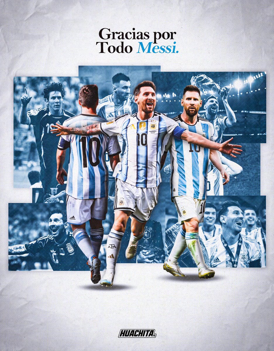 huachitape's tweet photo. 𝐆𝐑𝐀𝐂𝐈𝐀𝐒 𝐏𝐎𝐑 𝐓𝐎𝐃𝐎 𝐌𝐄𝐒𝐒𝐈 🐐🇦🇷⭐️
—
El ‘10’ se retiró de la selección argentina, tras ganar por 3-0 a Benín en su partido de despedida. Lionel Messi le dijo adiós a la Albiceleste, donde ganó 2 copas América y una copa del mundo en 2022.
—
#messi #argentina #viral https://t.co/eyLmr0RPou