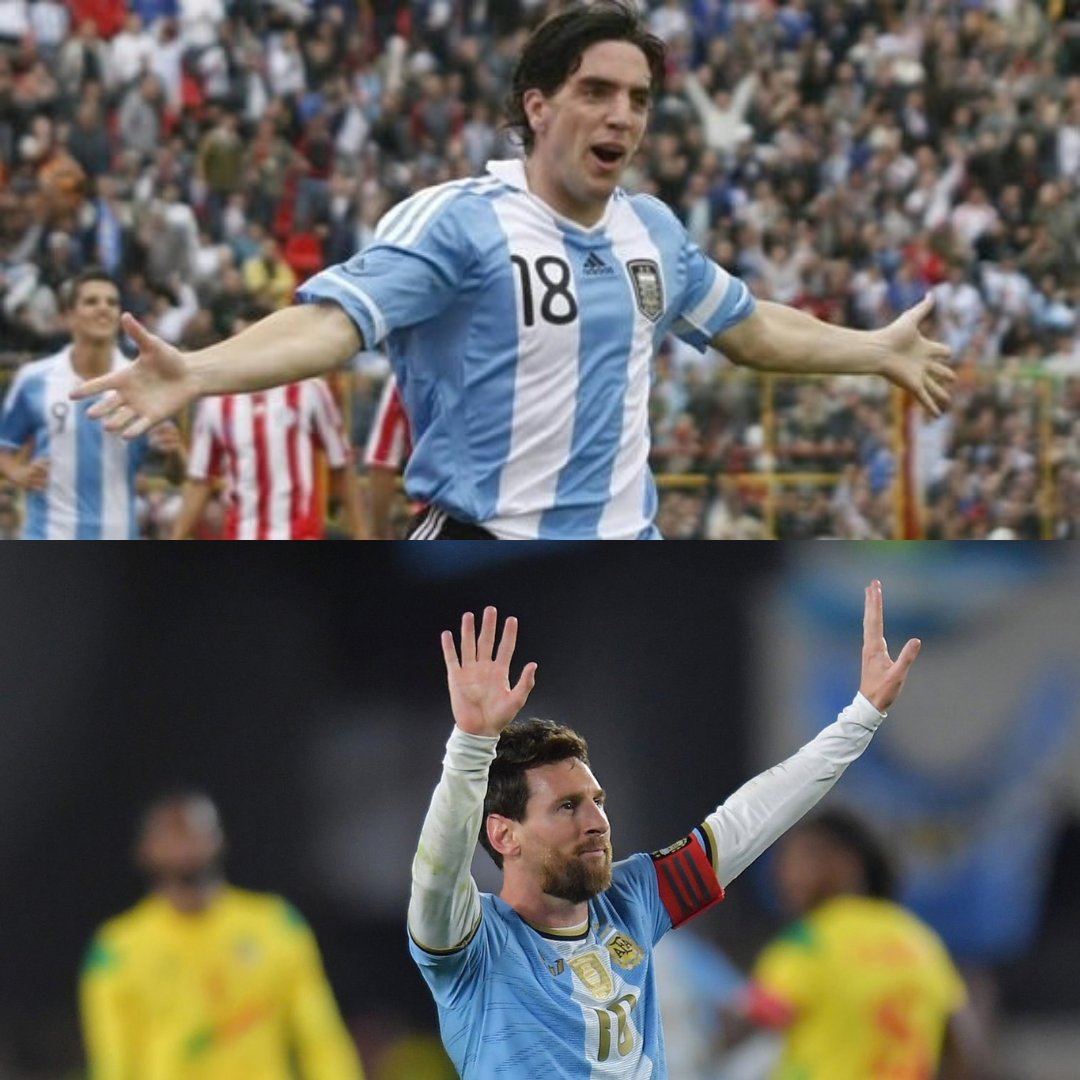 Fandehauche's tweet photo. Goles convertidos en su último partido con Argentina:

Hauche: 2.
Messi: 1.

#HaucheComparado https://t.co/uW811Lxipa