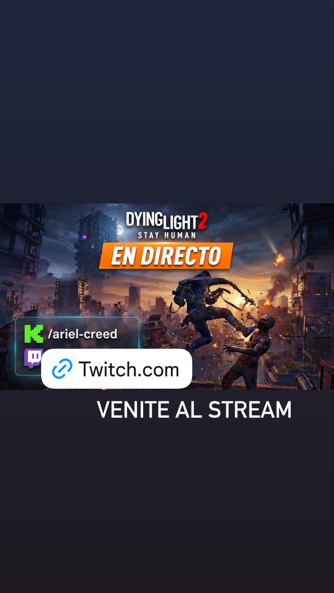 arielCreed01's tweet photo. Ya estamos en directo venite al stream a saltar y esquivar zombies 

https://t.co/4tQdWodHNt
https://t.co/CDzepRnmHO https://t.co/chorkObOvg