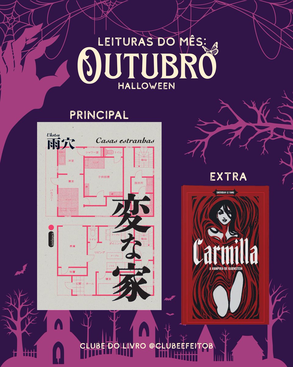 clubeefeitob's tweet photo. Banner oficial das leituras do mês! (Ainda prefiro o luly leitor, mas esse clube tá tentando ter um aesthetic) https://t.co/LmCM2thFCm