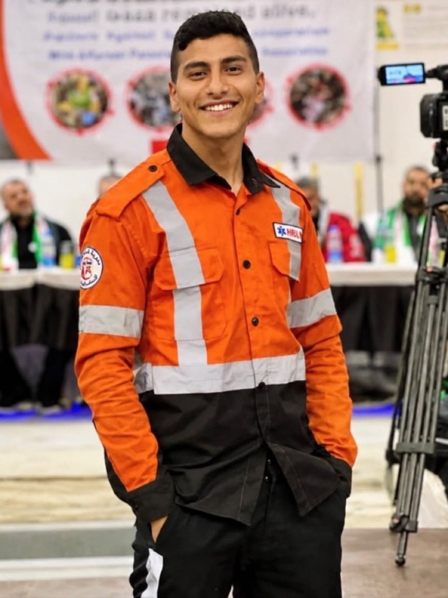 gazanotice's tweet photo. 🚨BREAKING: Israeli forces killed civil defense volunteer Mohammad Tamous in a strike in Gaza City while he was attempting to rescue wounded civilians.

He is the first victim of the FOURTH year of Israel’s genocide in Gaza.