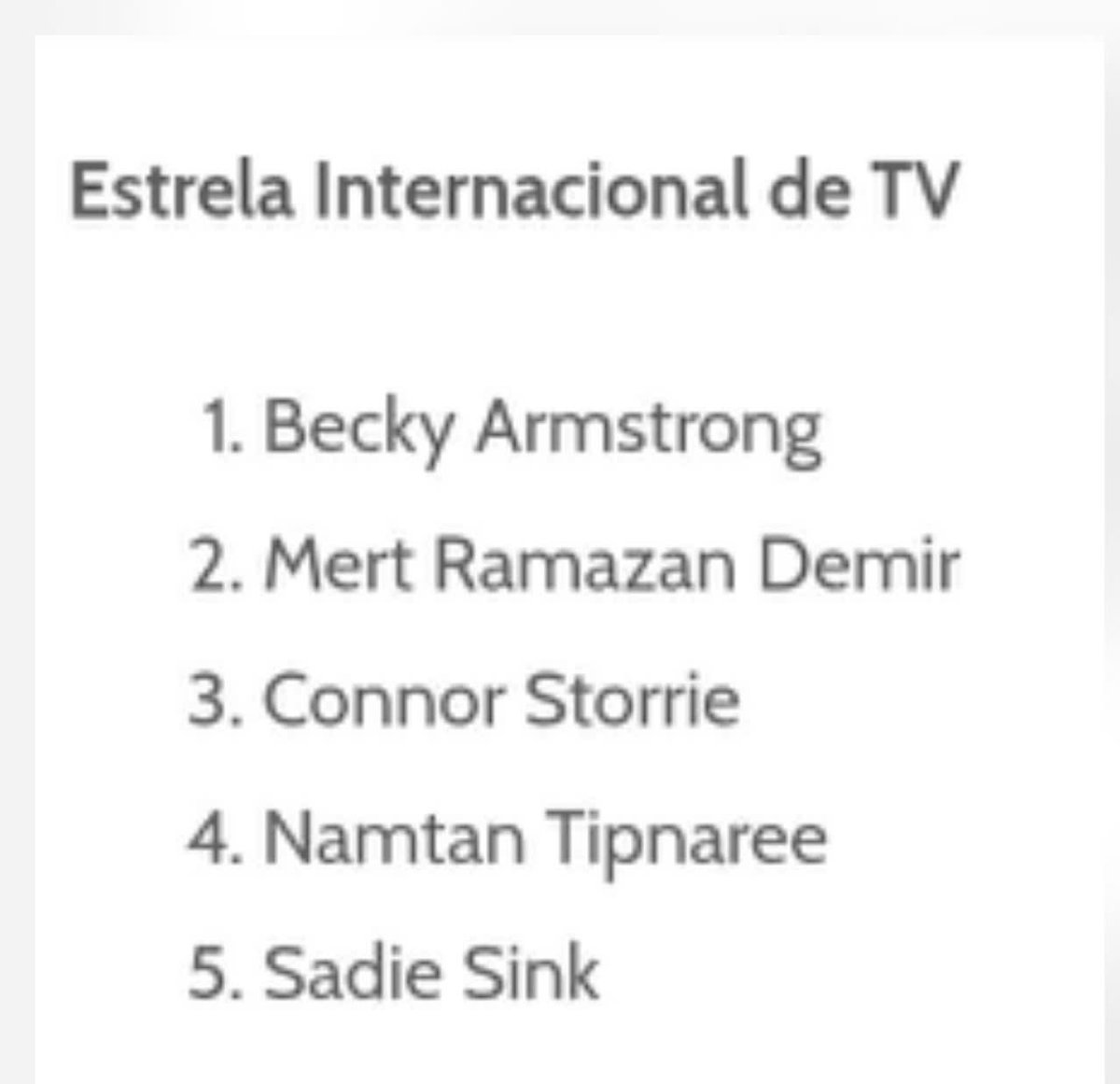 angelsrankingvn's tweet photo. 🎉 CONGRATULATIONS TO OUR ARTIST FOR BEING NOMINATED AT THE BREAKTUDO AWARDS 2026! 🥳✨  
Huge news for our fan community! Our beloved artist has been officially nominated in the Estrela Internacional de TV (International TV Star) category at the BreakTudo Awards 2026!  
This is a well-deserved recognition for all their hard work, and now it's our turn to show our love with every single vote! 🔥  
📌 VOTING INFORMATION:
🗓 Voting Period: From September 17 to October 17.
🌐 Voting Portal: Vote directly on the official BreakTudo Awards
💪 TAKE ACTION TODAY!
Every vote counts in helping our star shine bright in Brazil this year! Click the link below and recruit your friends to vote daily! 💥🚀  
👉 Vote Link:

https://t.co/AtpAXDapnI

#BreakTudoAwards2026 #BeckyArmstrong‌