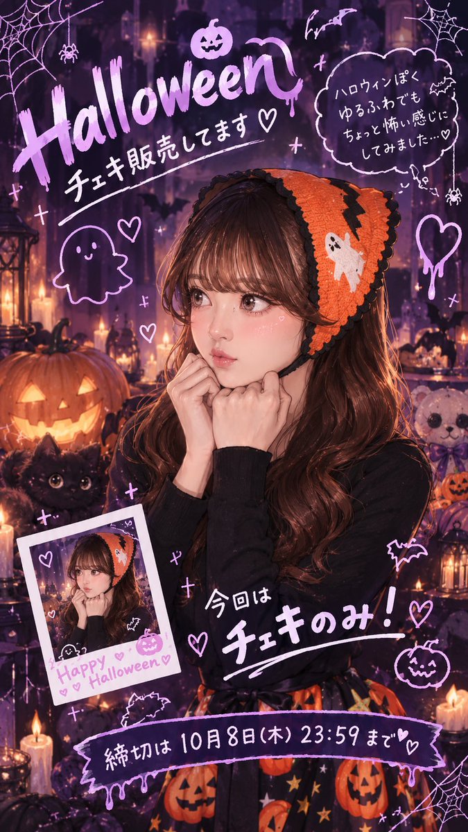__sugahara's tweet photo. おは〜！♡
ハロウィンチェキ販売してます🎃🦇

ゲットしてね ჱ̒՞ ̳ᴗ ̫ ᴗ ̳՞꒱

⬇️ 購入URLはこちら
https://t.co/OZQNmgA10a https://t.co/r916oYhZ0E