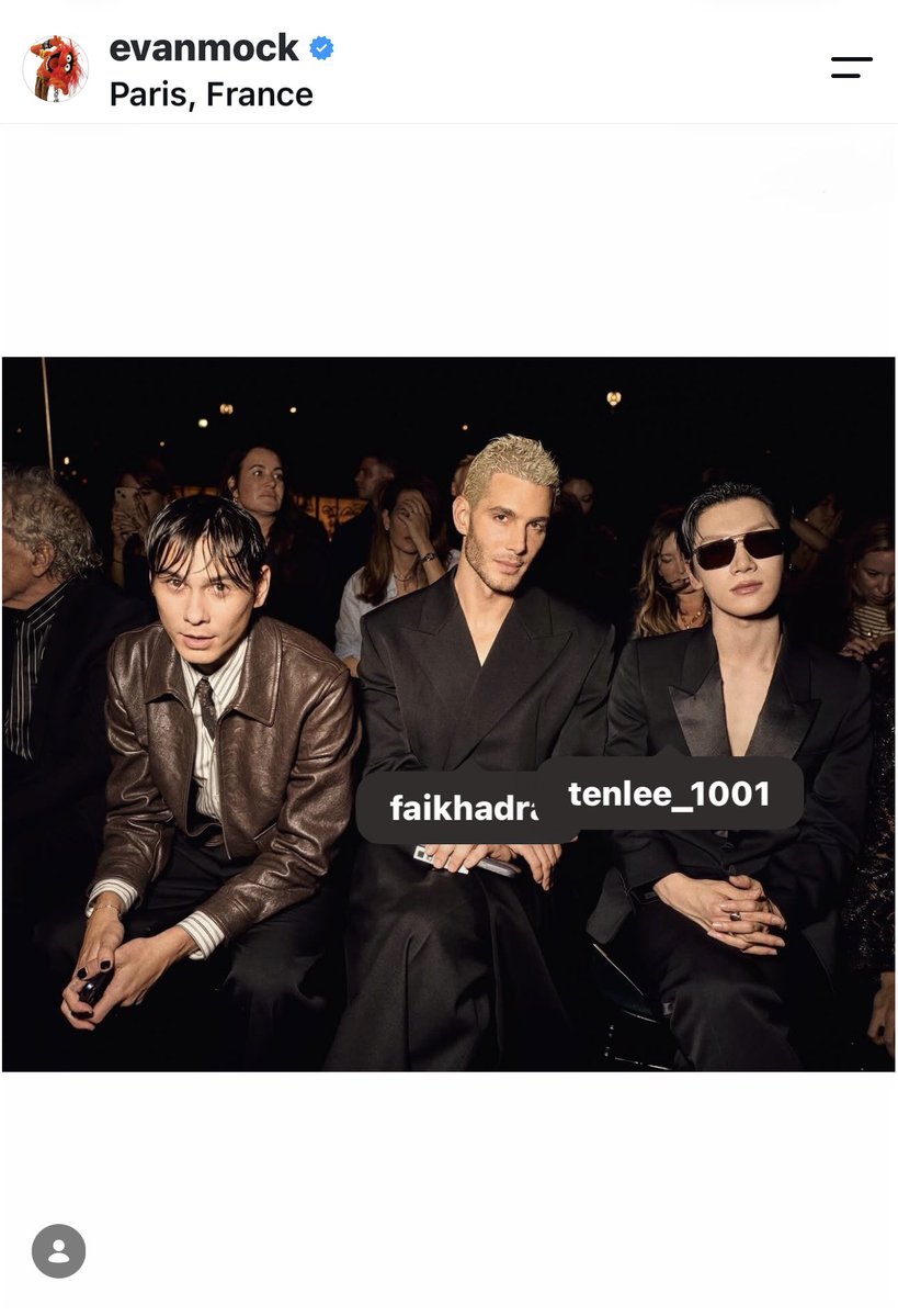 olalacool's tweet photo. ป้าดดดเตนล์ลีใน ig อีวาน ม็อค!!! ละแท็กเตนล์ด้วย ฟอลอีกต่างหาก เริ่ดดดๆๆเลย ไปทีไร ได้คอนเน็กชั่นใหม่กลับทุกรอบ!
TEN AT SAINT LAURENT SUMMER27 #TENforYSLPFW27 #SaintLaurentxTEN 

//ขอโทษสังคมที่เห็นยังไม่ฟอลกลับ เมนนุไม่เคยหยิ่ง เรื่องจริงคือฮีไม่ติดโซเชียล ป่านนี้จะรู้ยังว่าใครแท็กหาบ้าง🥹 อีหลีๆๆทำงานหน่อย