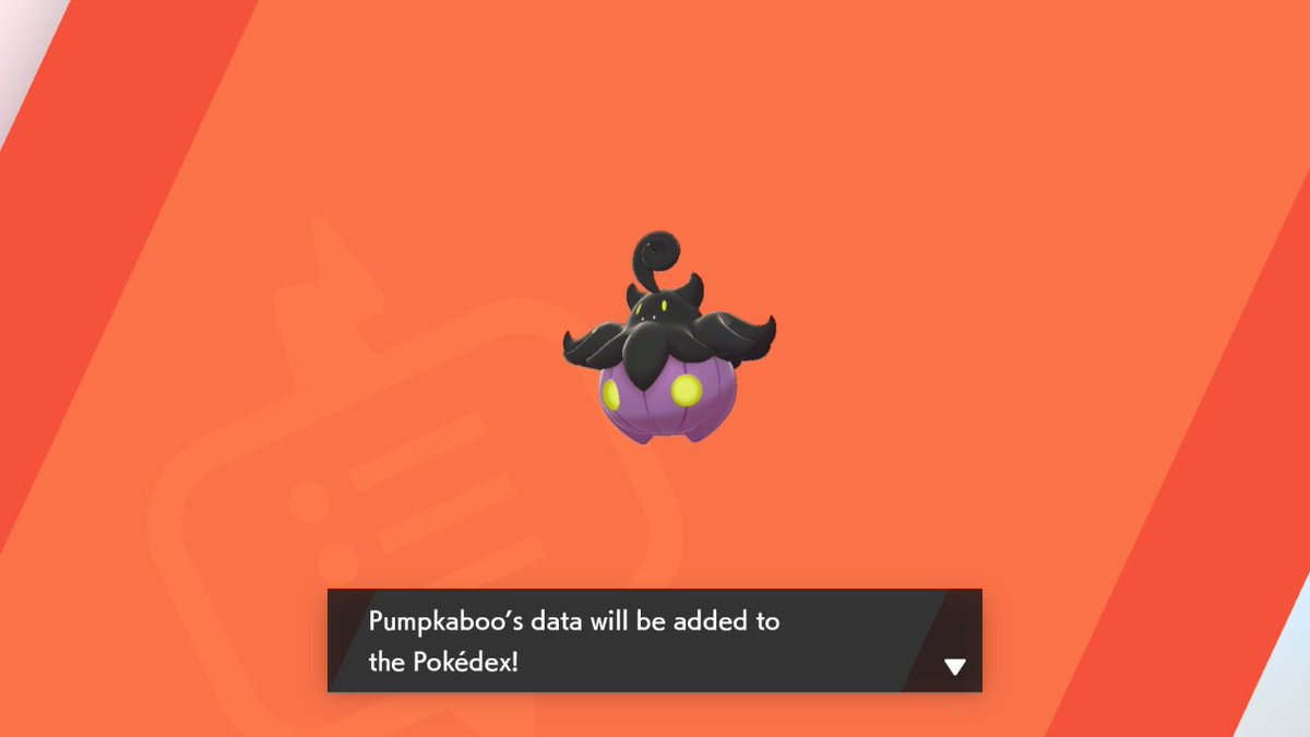 chloeeful's tweet photo. day 5 i did 7 encounters while watching kpop demon hunters
and now i have a shiny pumpkaboo https://t.co/gK1kCVag7D