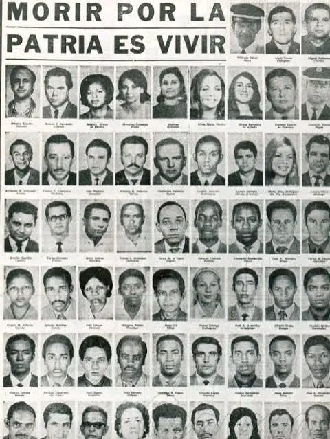 GuilarteMa36707's tweet photo. Se cumplen 50 años del acto terrorista que destruyó un avión de Cubana con 73 vidas a bordo, la mayoría jóvenes, que regresaban a la Patria rebosantes de medallas y alegría por  ganarlo todo en Centroamericano de esgrima
#TenemosMemoria https://t.co/niaKcKLlEY