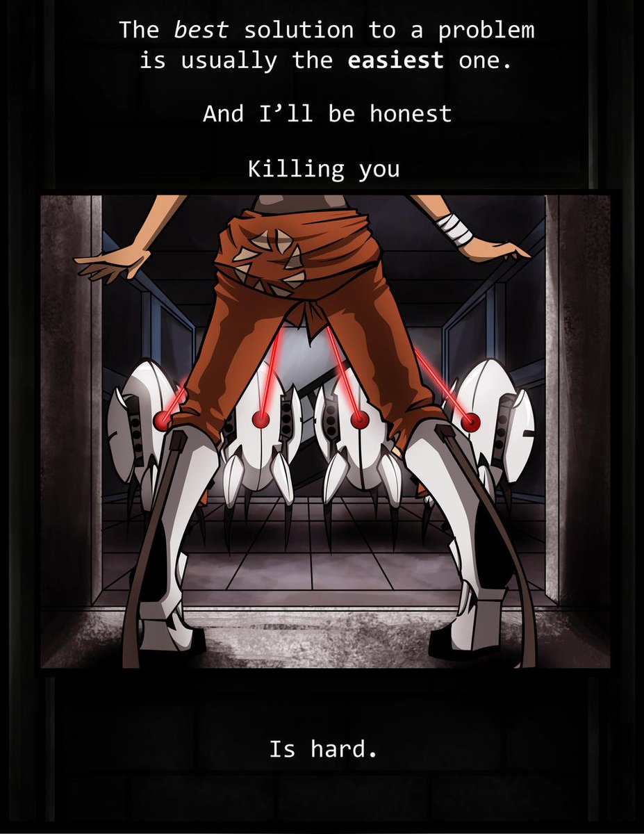 Sal_Predebut's tweet photo. a twitter thread of a portal x half life 2 crossover art comic titled maybe black mesa: 1/8 https://t.co/br5aLLFjlw