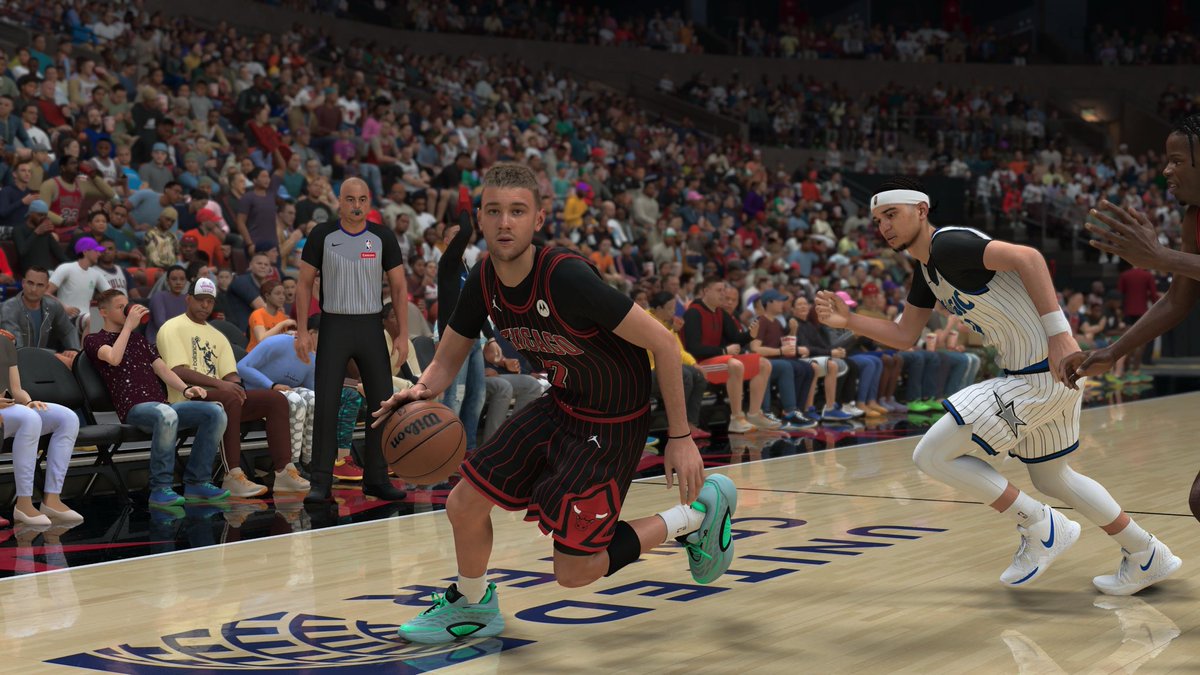 JustDZYGames's tweet photo. 🇸🇮 Kiú Dragić:
The injury-struck Bulls fall to Orlando at home, 124-101.
Franz Wagner goes for 38, as Chicago struggles to keep pace. Dragić finishes with 26 points & 12 assists, as the Bulls drop their third straight.
Chicago falls to 10-10.
#NBA #2K #MyNBA https://t.co/HJkTliI1cN